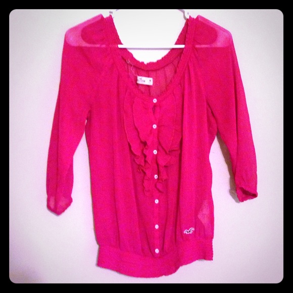 Pink Hollister Blouse