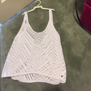 Abercrombie Crochet knit tank