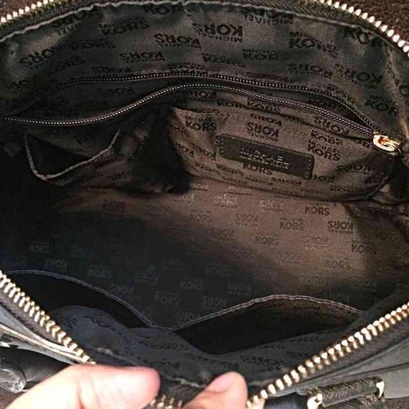 AUTHENTIC Michael Kors Saffiano Leather Satchel - Picture 2 of 4