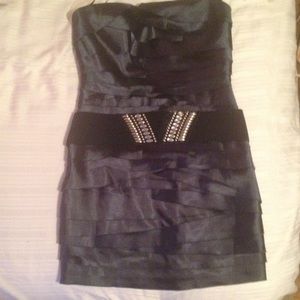 Navy blue cocktail dress