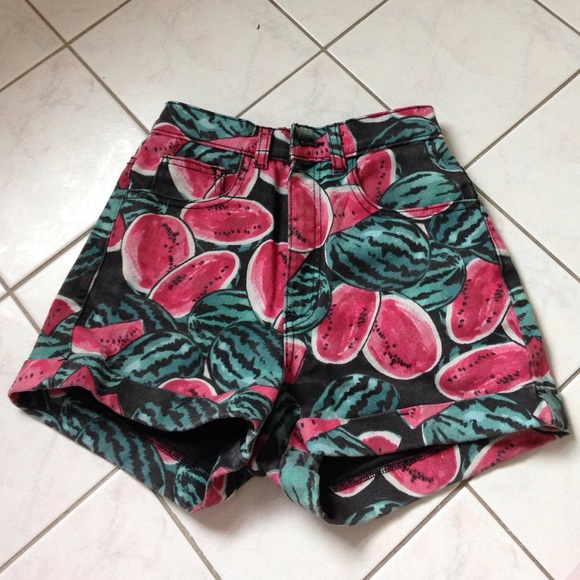American apparel watermelon shorts