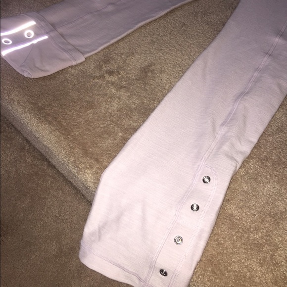 Lululemon pink denim pants 6