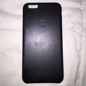 Apple IPhone 6 Plus Or 6s Plus Leather Case Black