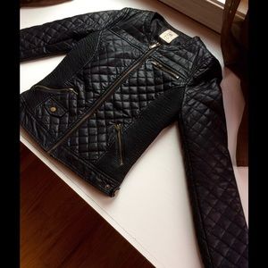 Zara faux leather jacket size S