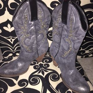 Very Volatile blue cowgirl boots