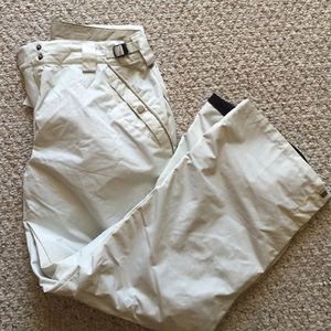 Columbia cream snow pants