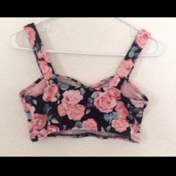 Rose Crop Top - Picture 2 of 2