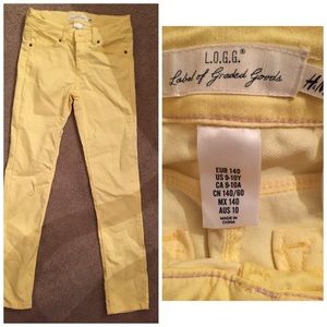H&M girls colored jeans