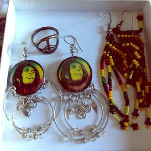 Rasta jewelry Set