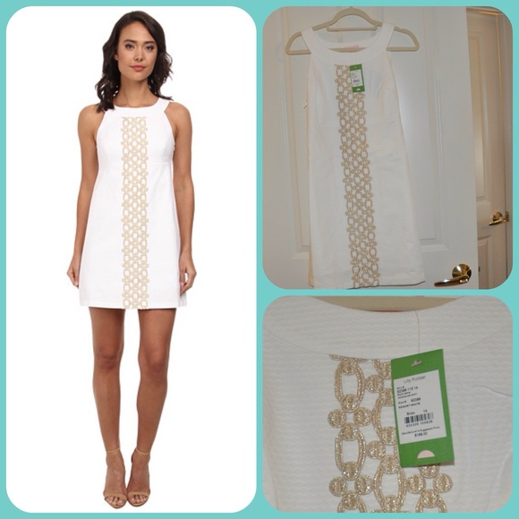 BNWT Lilly Pulitzer White 2015 Jacqueline Dress