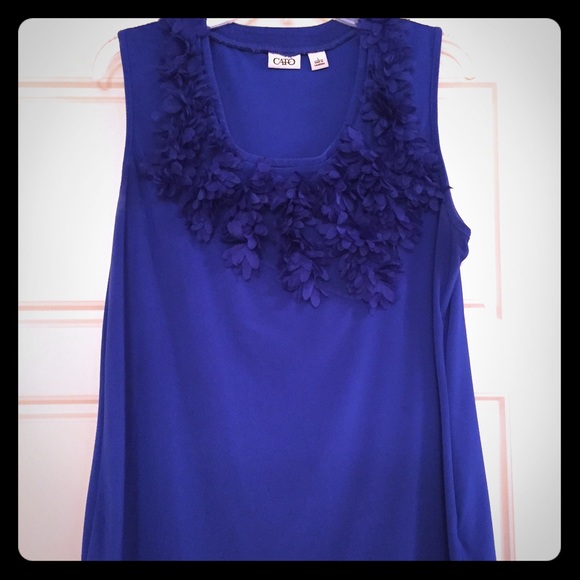 Royal blue top