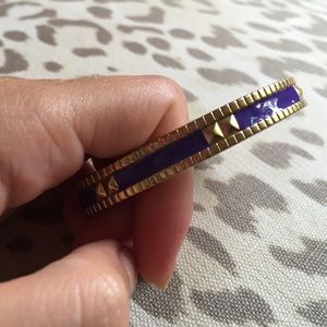 Purple & Gold Stud Bracelet