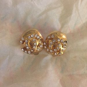 Chanel clip-on earrings *not authentic*
