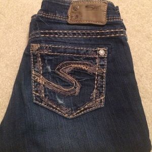 Silver jeans