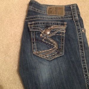 Silver jeans