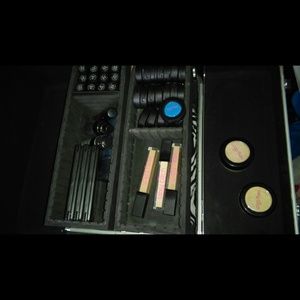 Cosmetic Cabodel filled with makeup