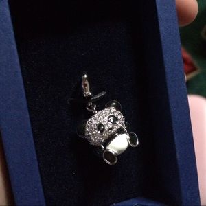 Swarovski charm (panda)