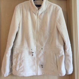 Kristen Blake cream polyester jacket