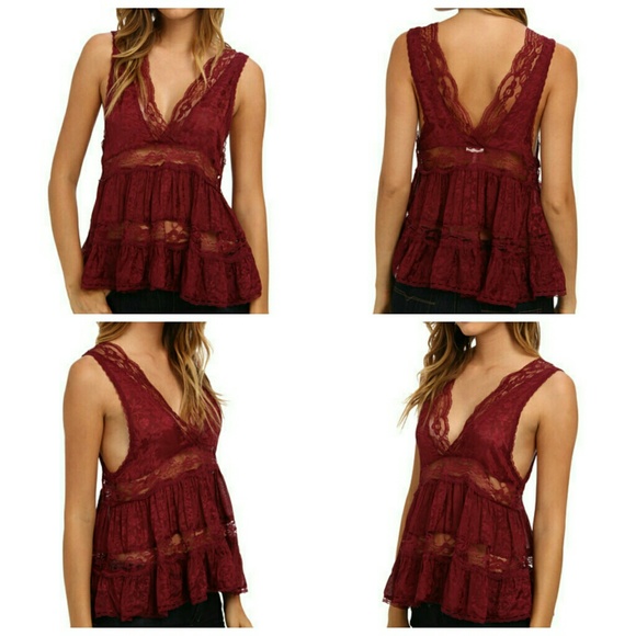 Free People Lace Inset Cami - Picture 2 of 4