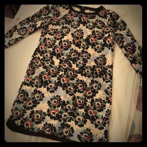 Floral shift dress