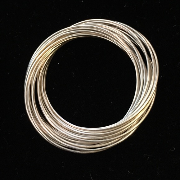 Silpada silver bangle bracelets