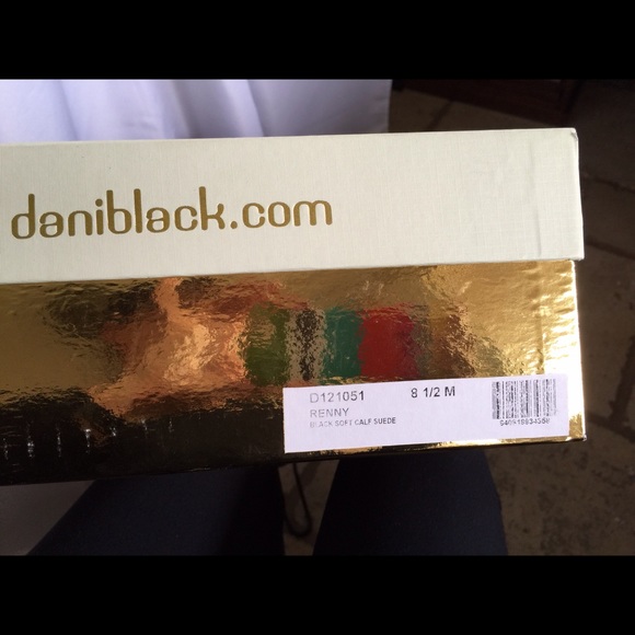 Dani Black over the knee calf suede boots - Picture 4 of 7