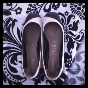 Toms Burlap Ballet Flats