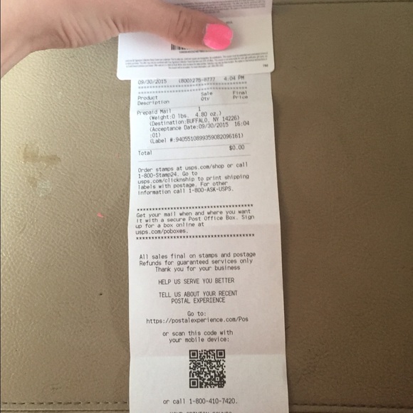 Proof of mailing! - Picture 1 of 1