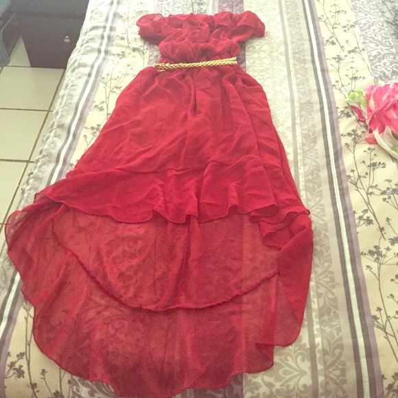 Red dress