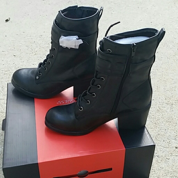 Brand new!!! Guess black heeled boots
