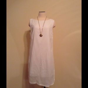 White %100 cotton dress