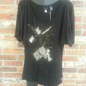 BKE sequined top