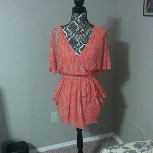 SALE! Dom chiffon Bebe Dress. Absolutely adorable!