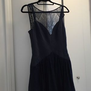 Navy blue cocktail dress