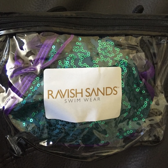 Teal Purple Custom Ravish Sands Competition Bikini - Picture 3 of 7