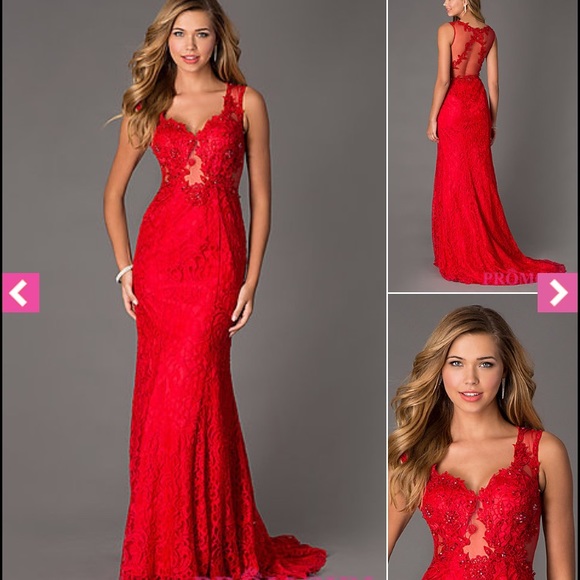 Long Red Prom/Homecoming dress