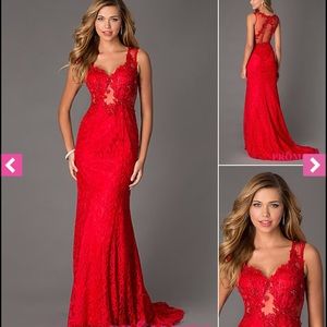 Long Red Prom/Homecoming dress