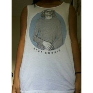 Kurt Cobain Tunic Muscle Tee