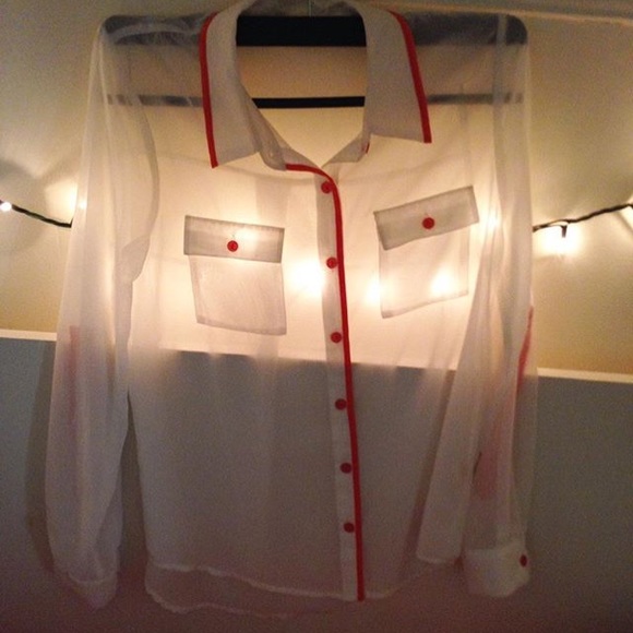 Clear button up