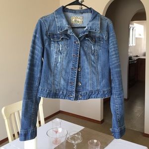 YMI Cropped Jean Jacket