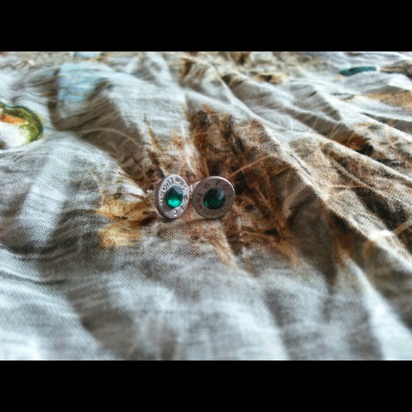 Shell casing earrings - Picture 3 of 4