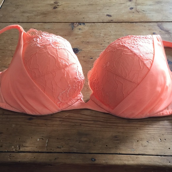 Orange Victoria's Secret Bra