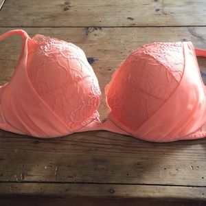 Orange Victoria's Secret Bra
