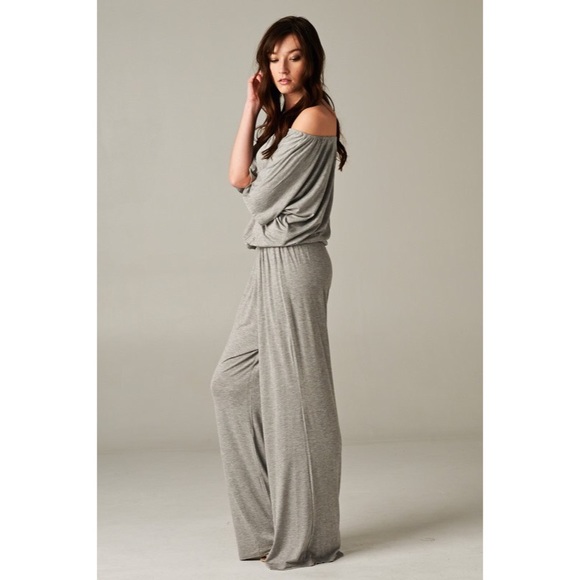 Gray jumpsuit