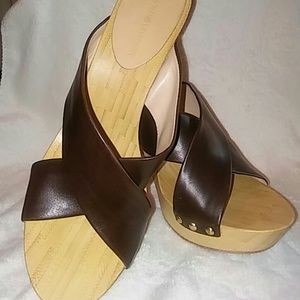 Leather Vera Wang Lavender Heels