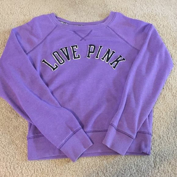 Love pink purple sweatshirt!