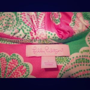 Lily Pulitzer pink and green dress