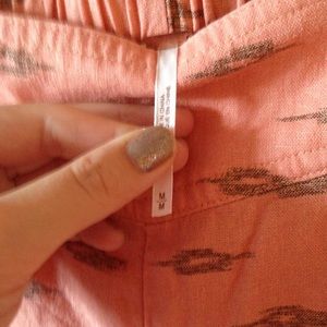 Free People Pants - ✨✂️💰✂️✨EUC Peach and Gold Linen Free People Pants Free People Pants - ✨✂️💰✂️✨EUC Peach and Gold Linen Free People Pants