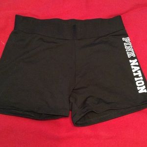 PINK YOGA SHORTS SIZE SMALL