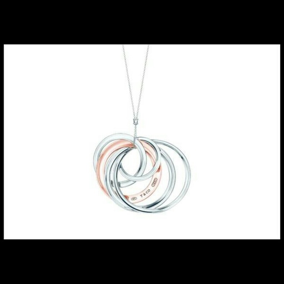 Interlocking Circles Pendant Sterling Silver